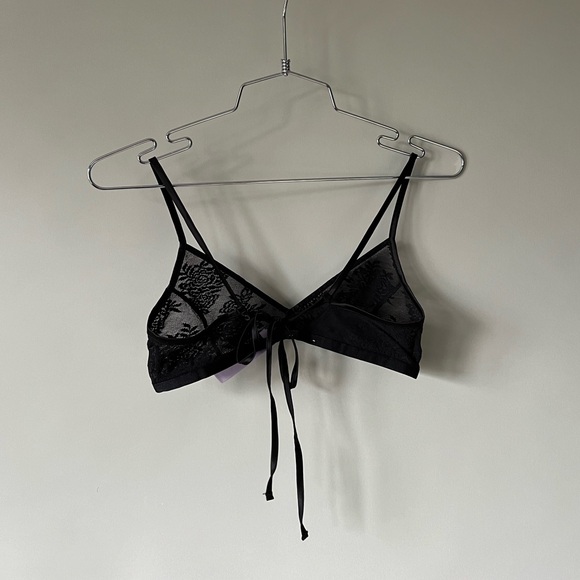 Savage X Fenty Black Lace Bra - Picture 4 of 5